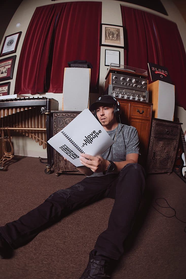 Z with a Lyricist Lab notebook